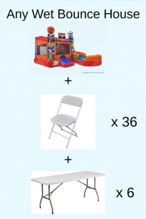 Wet Bounce House Party Package