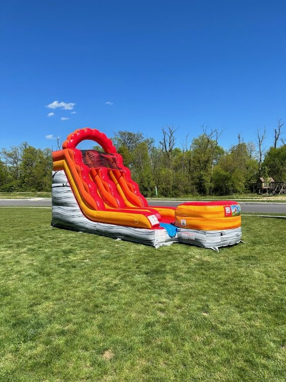 15' Fire Water Slide