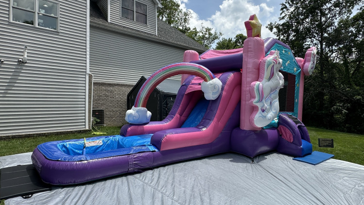 Unicorn Combo Water Slide