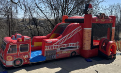 fire20truck202 1746152323 Fire Truck Combo Bounce House