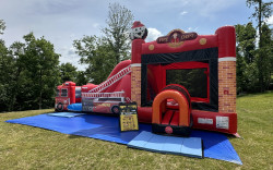 Fire Truck Combo Water Slide