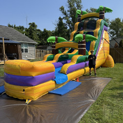 18' Tropical Water Slide