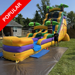 18' Tropical Water Slide