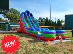 24' Mega Water Slide Dual Lane