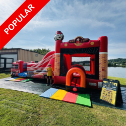 Fire Truck Combo Water Slide